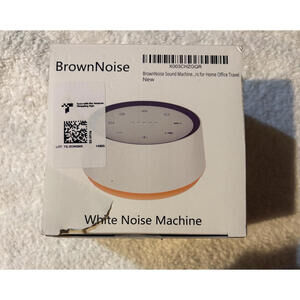 Brown Noise / White Noise Sound Machine w/ 30 sounds,12 Colors Brand New